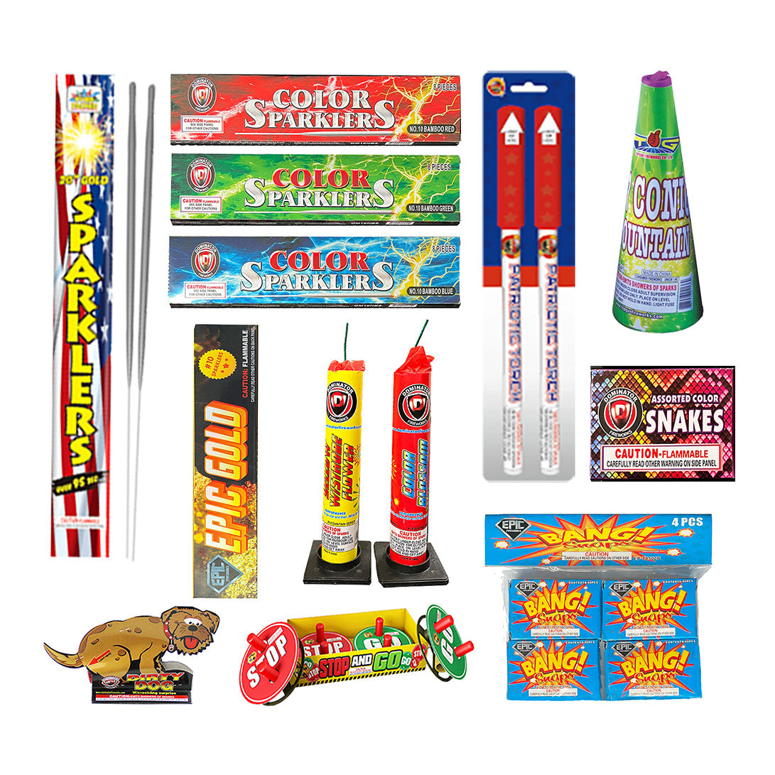 Diwali Firecrakers Variety Pack - Value, 12 Varieties