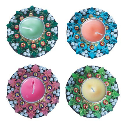 Floating Diya, Set of 4 Pieces, (74565)