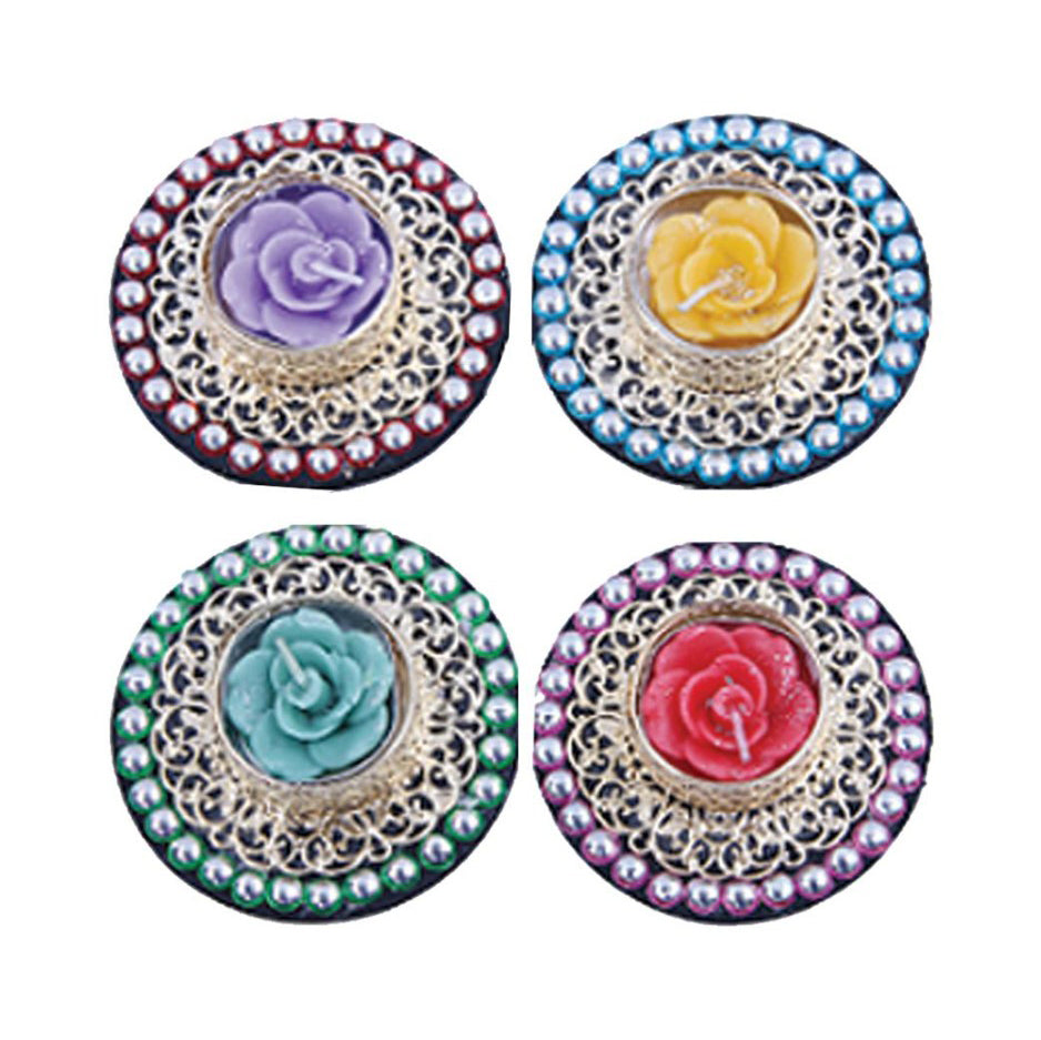 Floating Diya, Set of 4 Pieces, (74569)