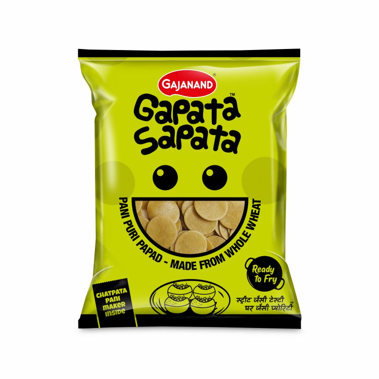 Gapata Sapata Pani Puri - Unfried, 200 g