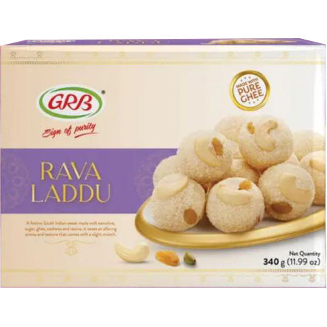 GRB Rava Laddu, 340 g, (Frozen)