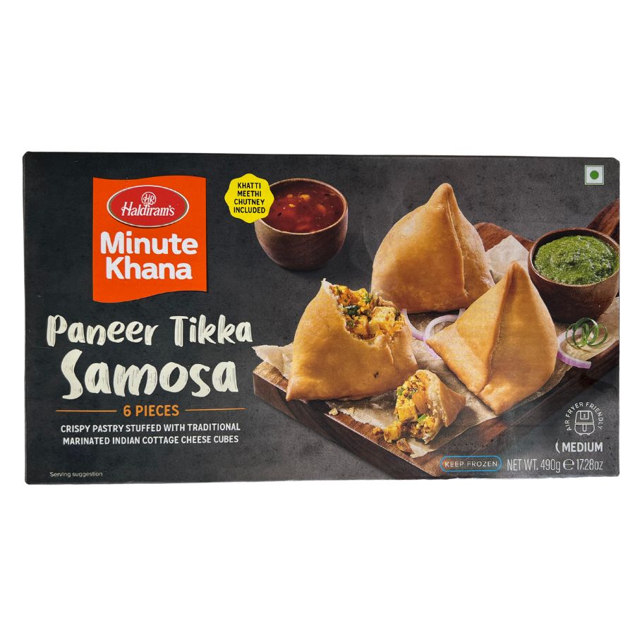 Haldiram's Paneer Tikka Samosa, 6 Pieces, 490 g, (Frozen)