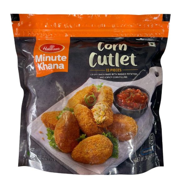 Haldiram's Corn Cutlet, 12 Pieces, 360 g, (Frozen)