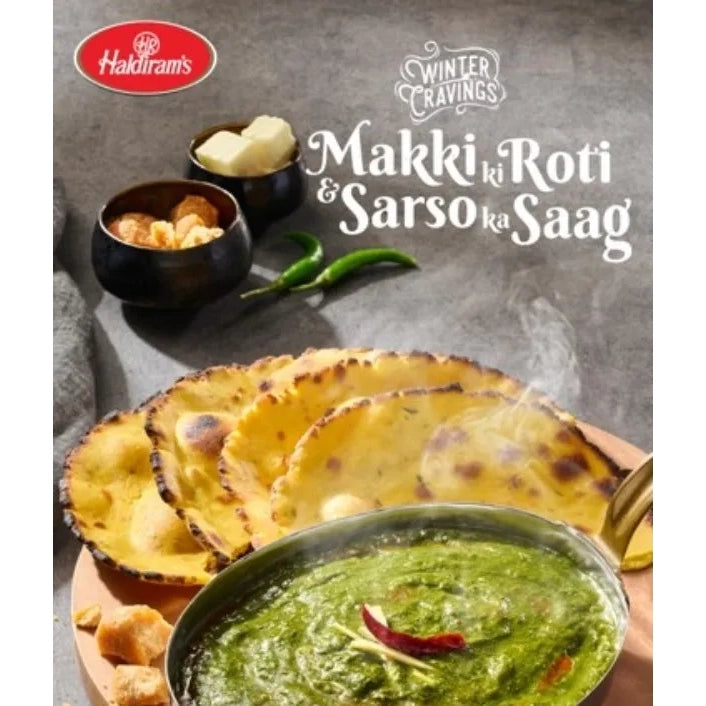 Haldiram's Combo Makki ki Roti & Sarso ka Saag, 310 g, (Frozen)