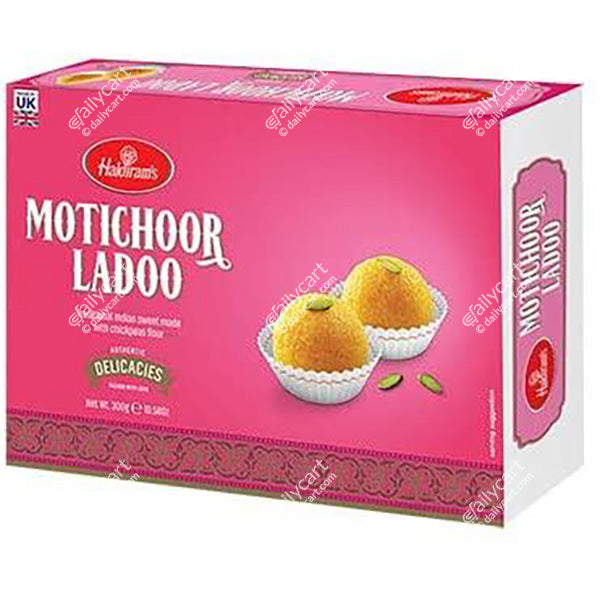 Haldiram's Motichoor Ladoo - Value Pack, 28 pieces, 1.26 kg, (Frozen)