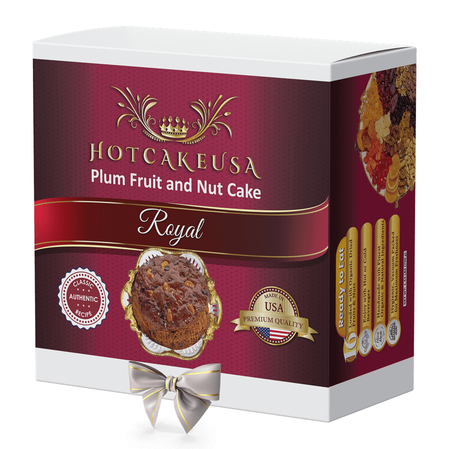 HotCake Plum Fuit and Nut Cake - Royal, 350 g