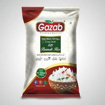 Gazab Basmati Rice, 4 lb