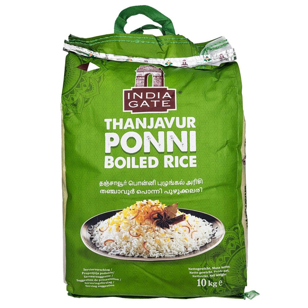 India Gate Ponni Boiled Rice, 20 lb