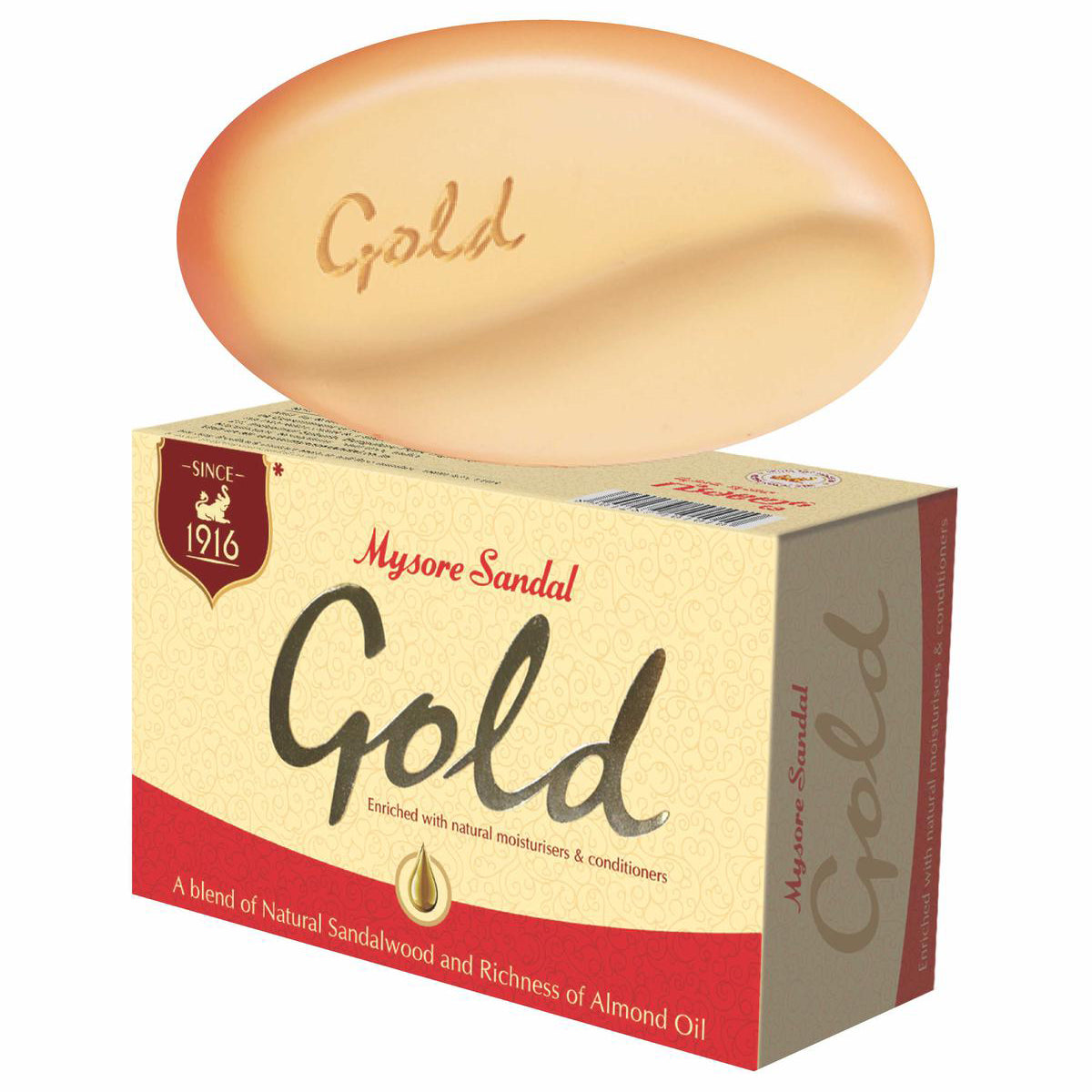 Mysore Sandal Gold Soap, 125 g