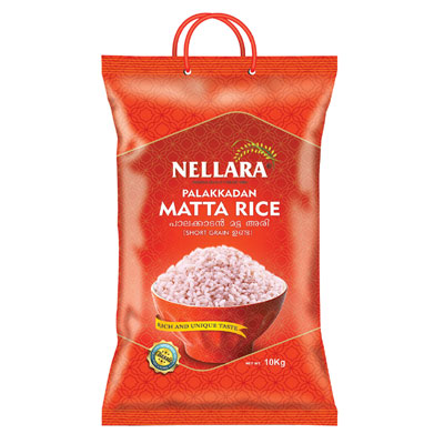 Nellara Palakkadan Matta Rice, 22 lb (10 kg)