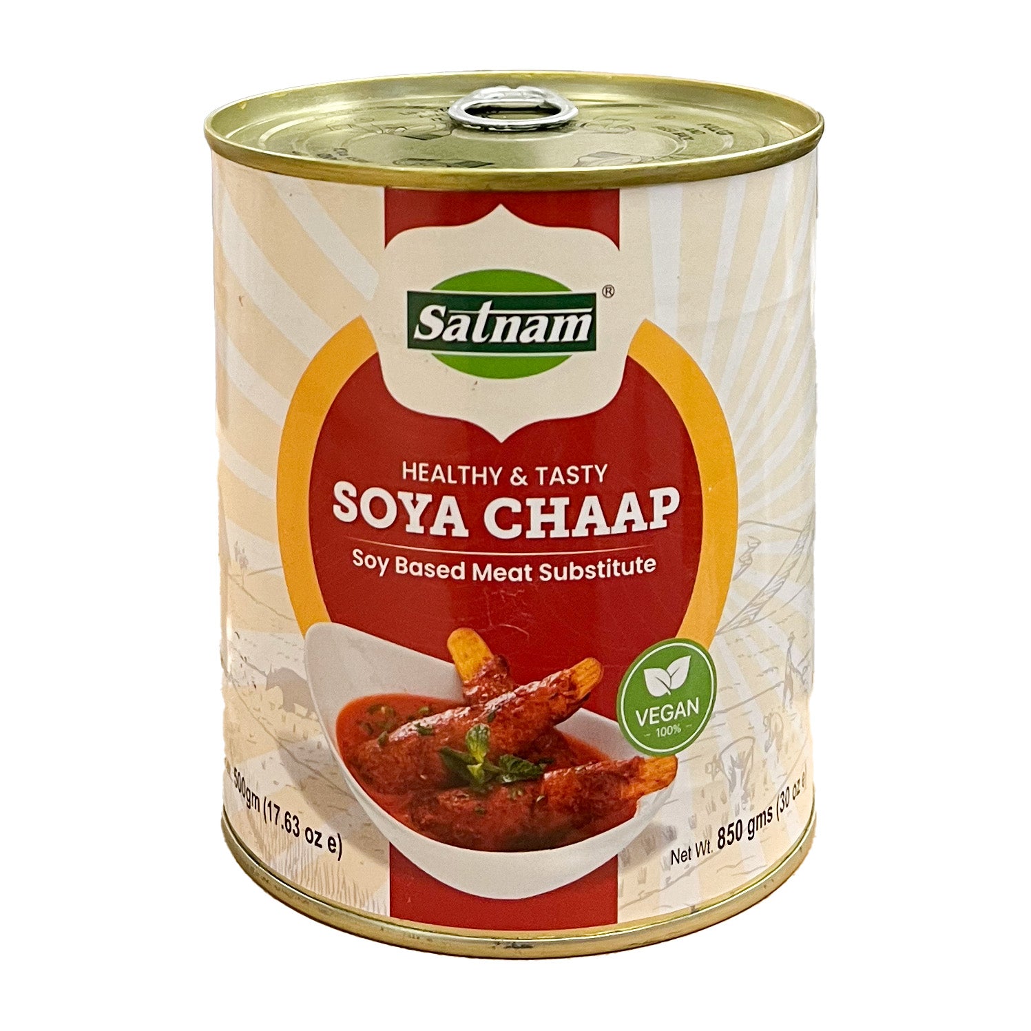 Satnam Soya Chaap, 100% Vegan, 850 g