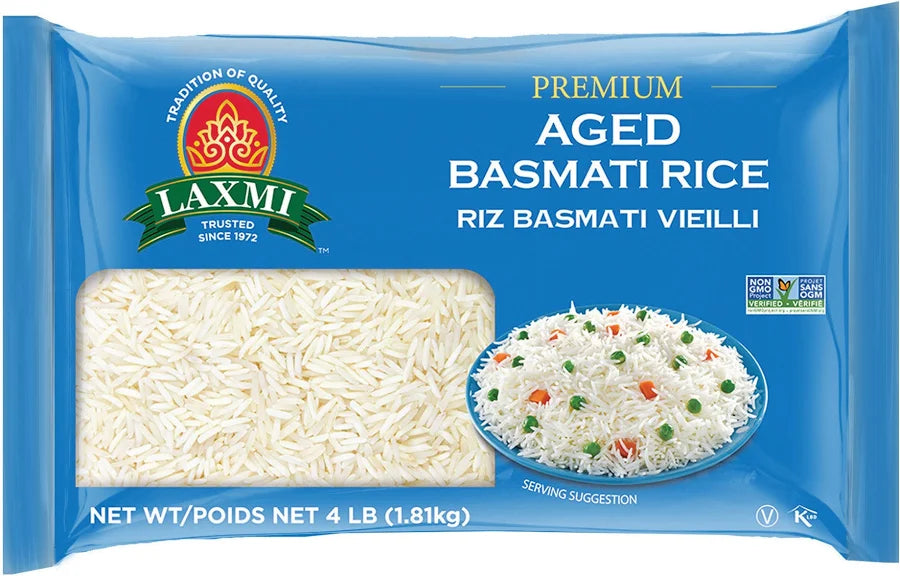 Laxmi Basmati Rice, 4 lb