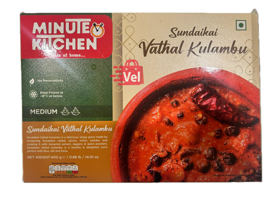 Haldiram's Minute Kitchen Sundaikai Vathal Kulambu, 400 g