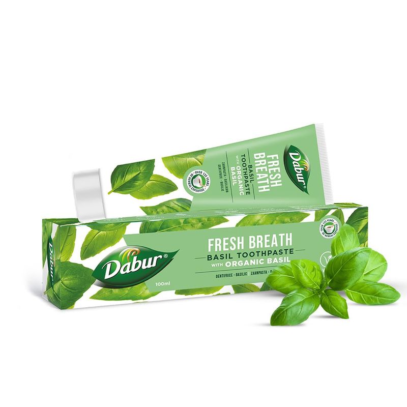 Dabur Basil Toothpaste, 154 g