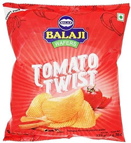 Balaji Tomato Twist Potato Wafers, 135 g