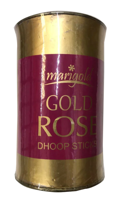 Marigold Rose Dhoop Sticks, 48 Sticks , Tin