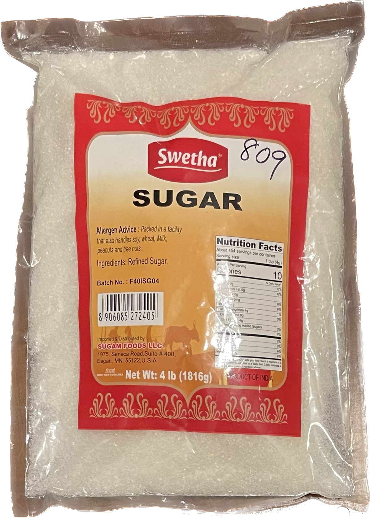 Swetha Sugar, 4lb