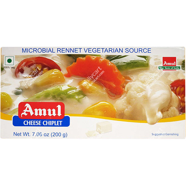 Amul Cheese Chiplets, 8 Cubes, 200 g