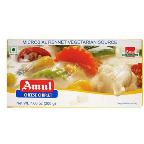 Amul Cheese Chiplets, 8 Cubes, 200 g
