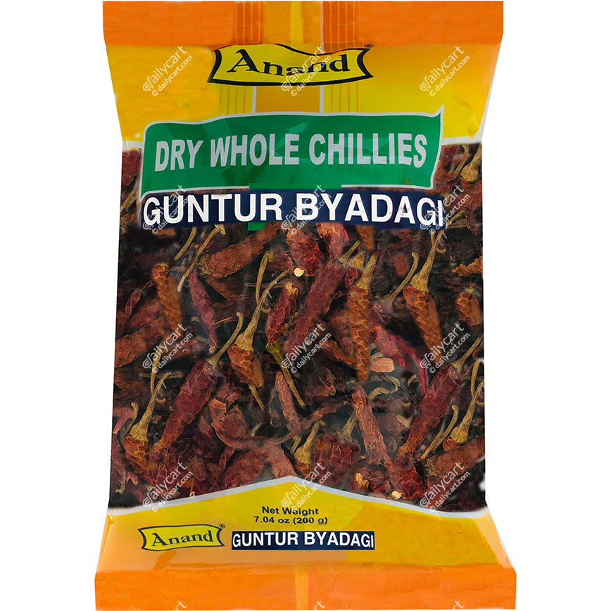 Anand Byadagi Guntur Whole Chillis, 100 g