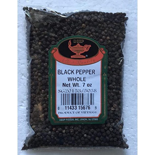 Deep Black Pepper Whole, 200 g