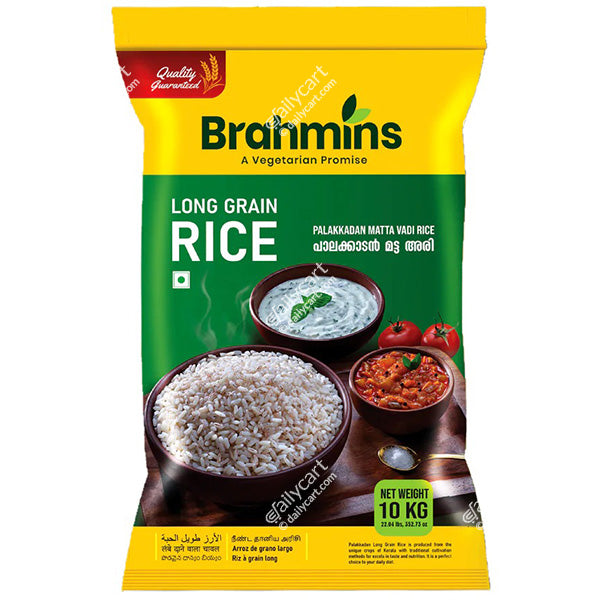 Brahmin's Long Grain Matta Rice, 22 lb (10 kg)