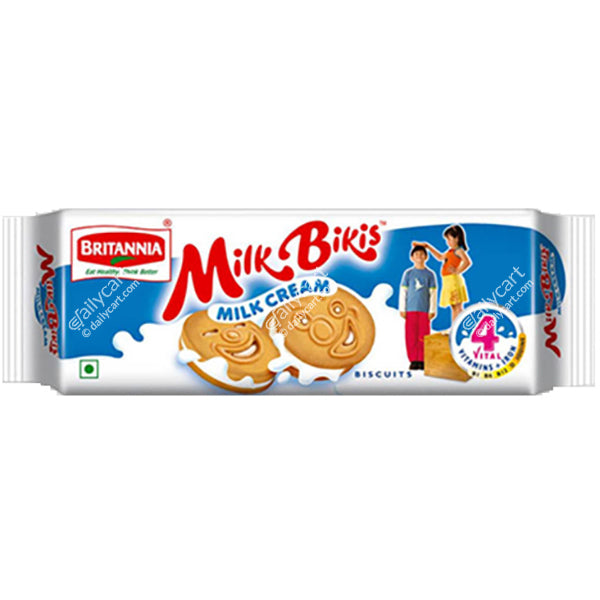 Britannia Milk Bikis Cream Biscuits, 100 g