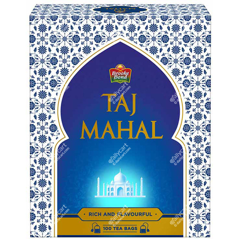 Brooke Bond Taj Mahal Tea, 100 Tea Bags, 200 g