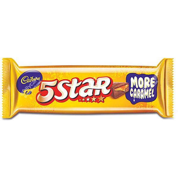 Cadbury 5 Star Chocolate Bar, 25 g, 2 for $1
