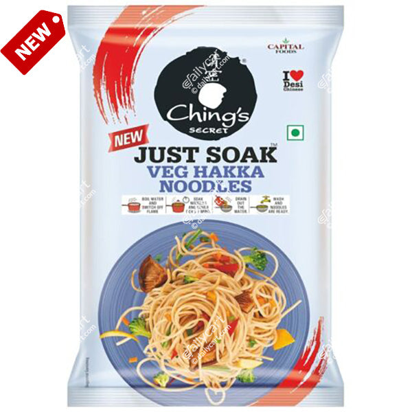 Ching's Just Soak Veg Hakka Noodles, 560 g