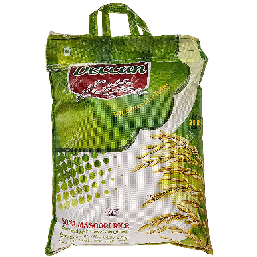 Deccan Sonamasoori Rice, 20 lb