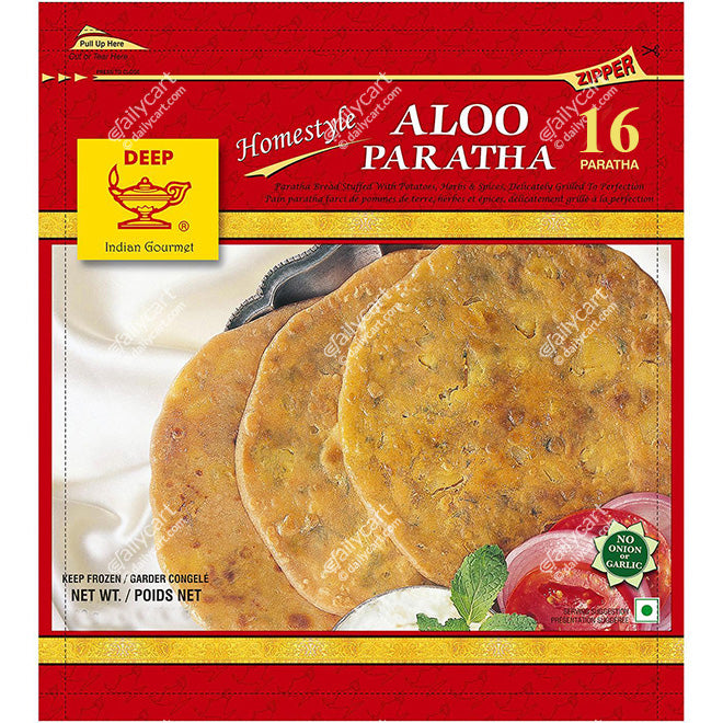 Deep Aloo Paratha, 16 Pieces, 1.52 g, Family Pack, (Frozen)