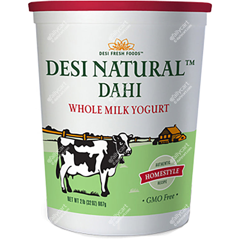 Desi Natural Whole Milk Yogurt, 2 lb