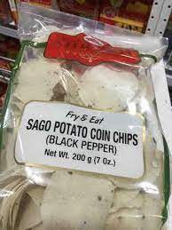 Shreeji Sago Coin Fryums, Black Pepper, 200 g