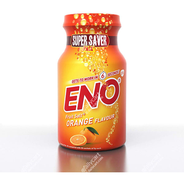 Eno Fruit Salt, Orange Flavour, 100 g