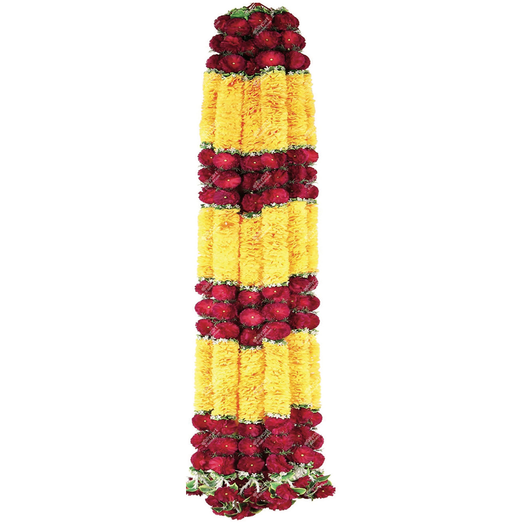 Yellow & Red Flower Ladh, 60" Inch
