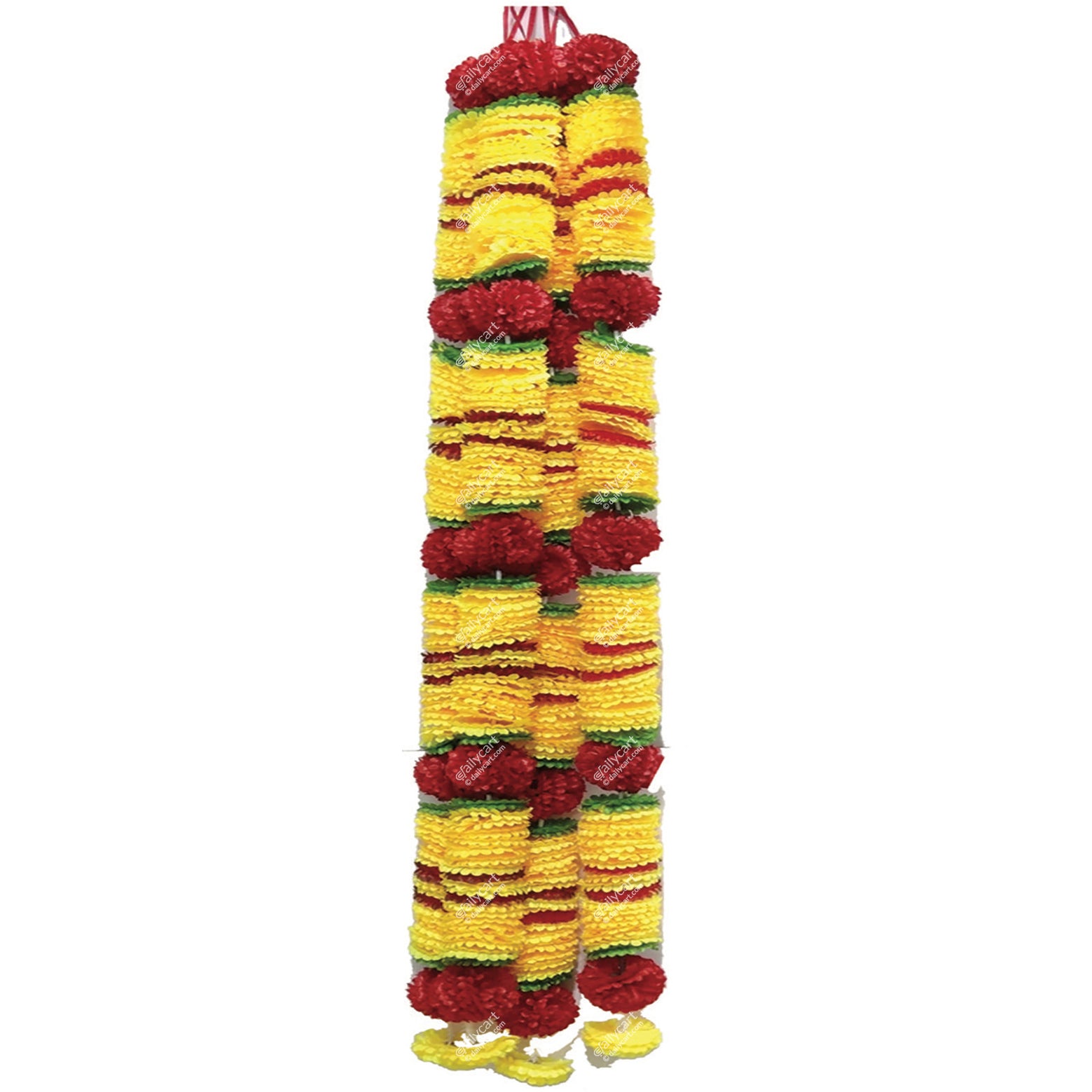 Yellow and Red Flower - Thick String, 60" Inch