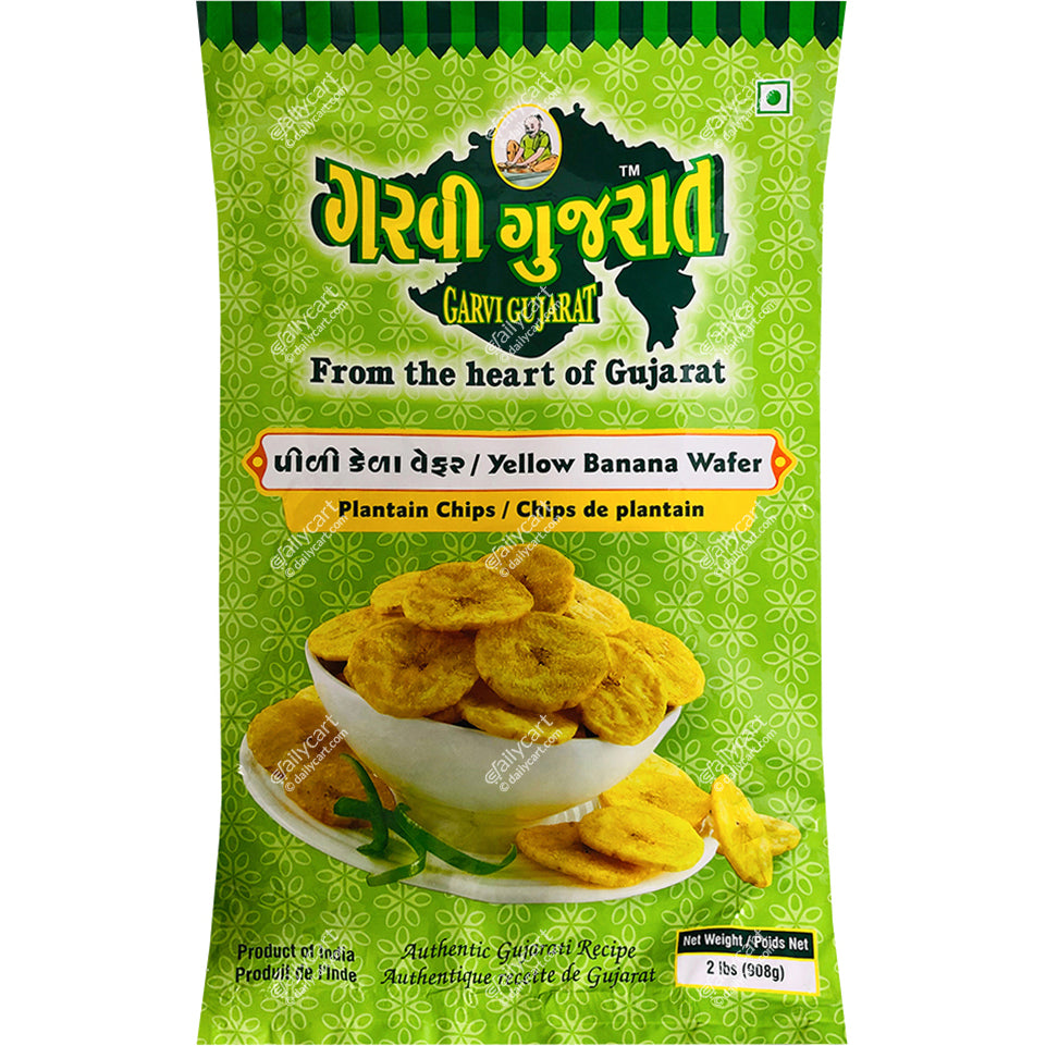 Garvi Gujarat Banana Chips Yellow, 908 g