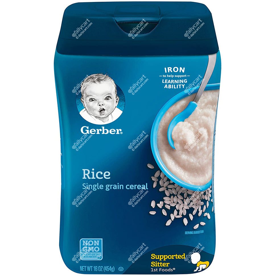 Gerber Single-Grain Rice Baby Cereal, 16 oz