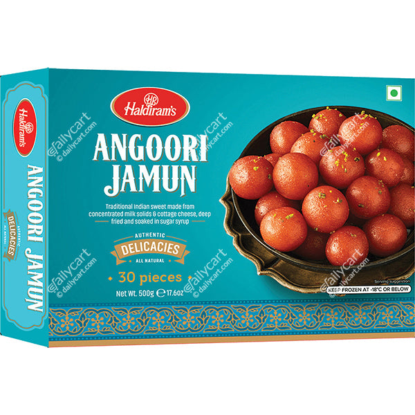 Haldiram's Angoori Jamun, 500 g, (Frozen)