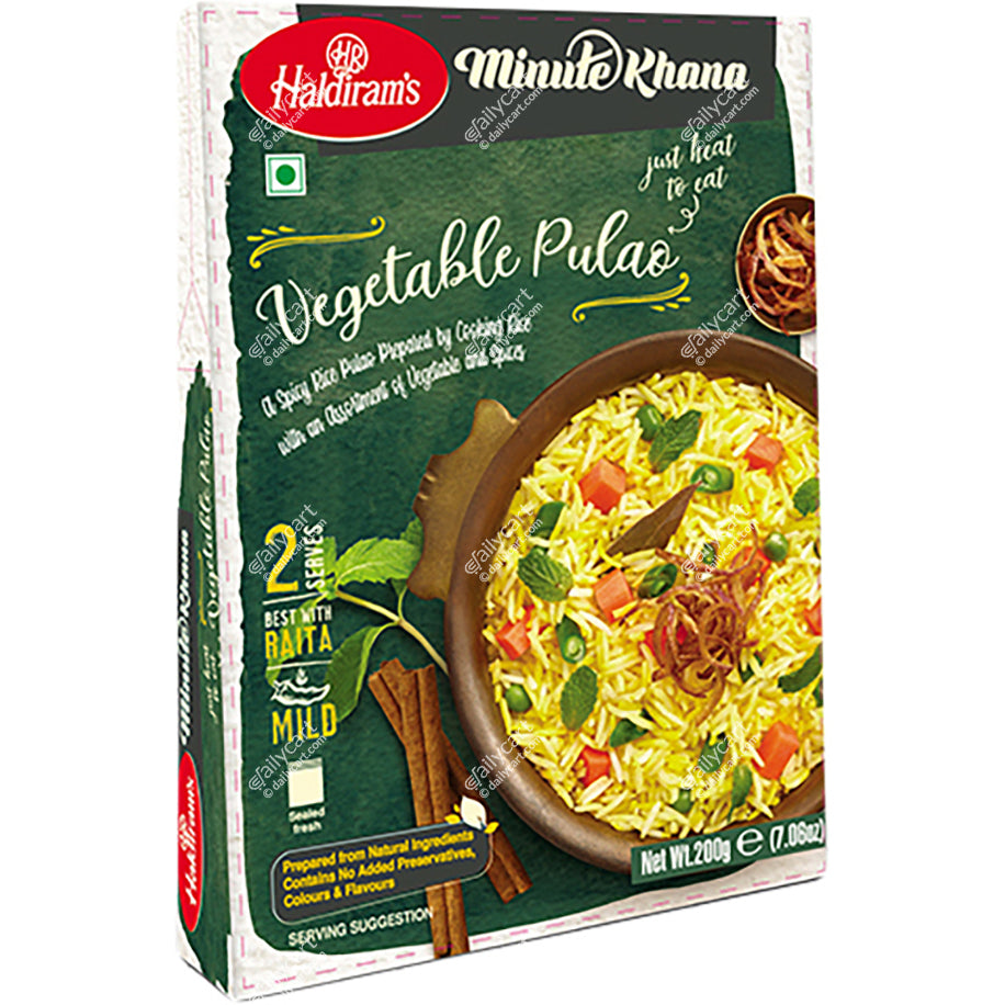 Haldiram's Minute Khana Vegetable Pulao, 200 g