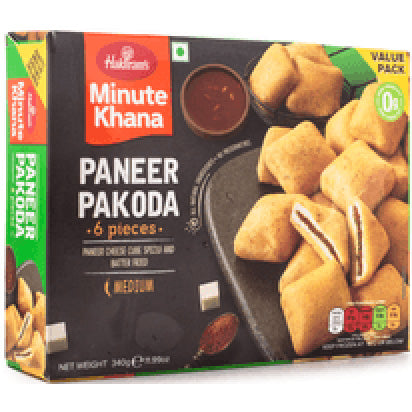Haldiram's Paneer Pakora, 6 Pieces, 340 g, (Frozen)