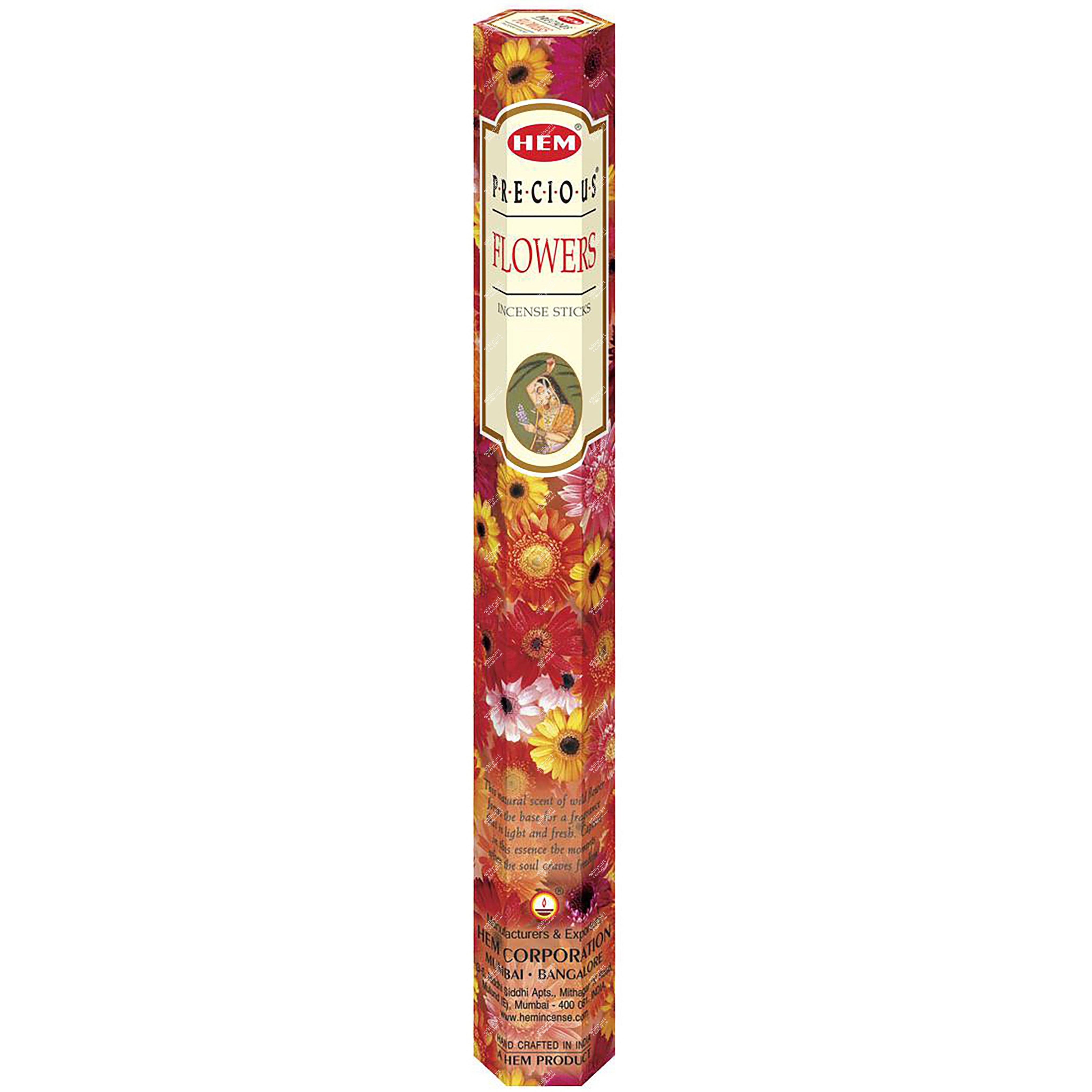 Hem Precious Flower Incense Sticks, 20 Sticks, 1 Tube