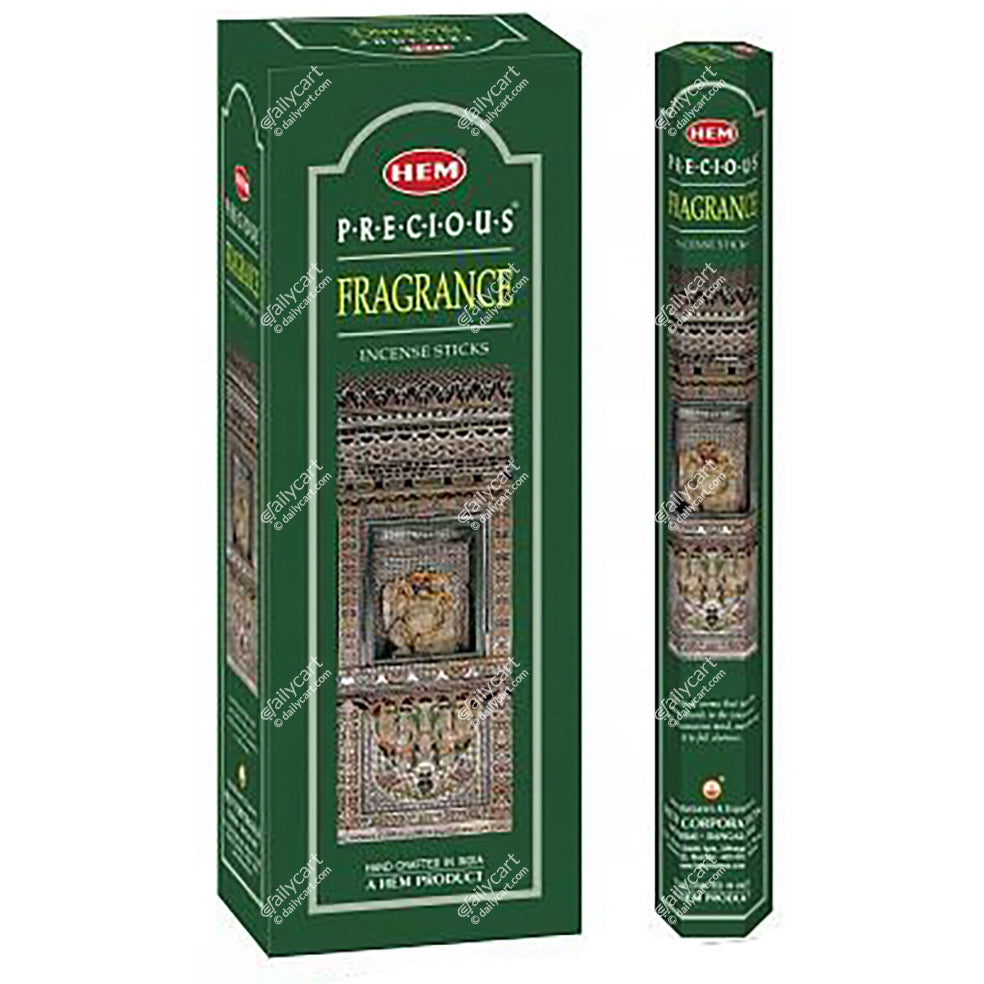 Hem Precious Fragrance Incense Sticks, 20 Sticks, Pack of 6 Tubes