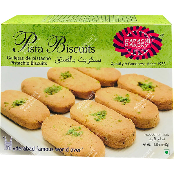Karachi Green Pista Biscuits, 400 g
