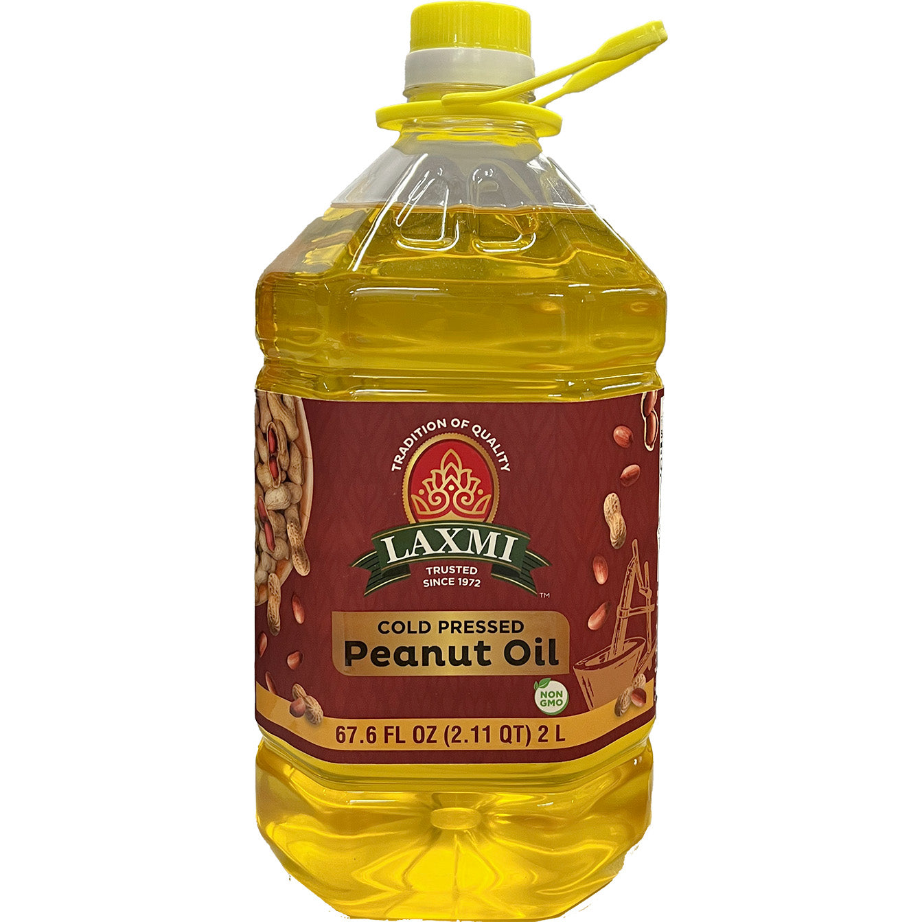 Laxmi Cold Pressed Peanut Oil, 2 litre