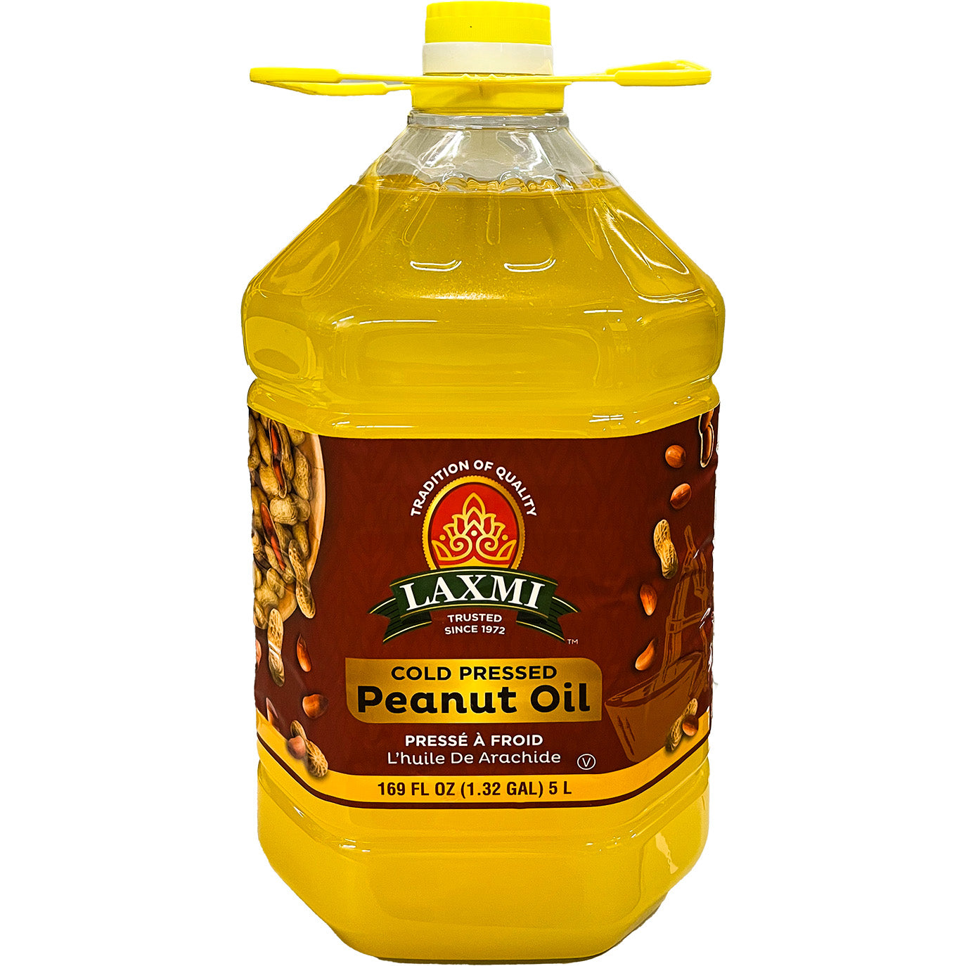 Laxmi Cold Pressed Peanut Oil, 5 litre