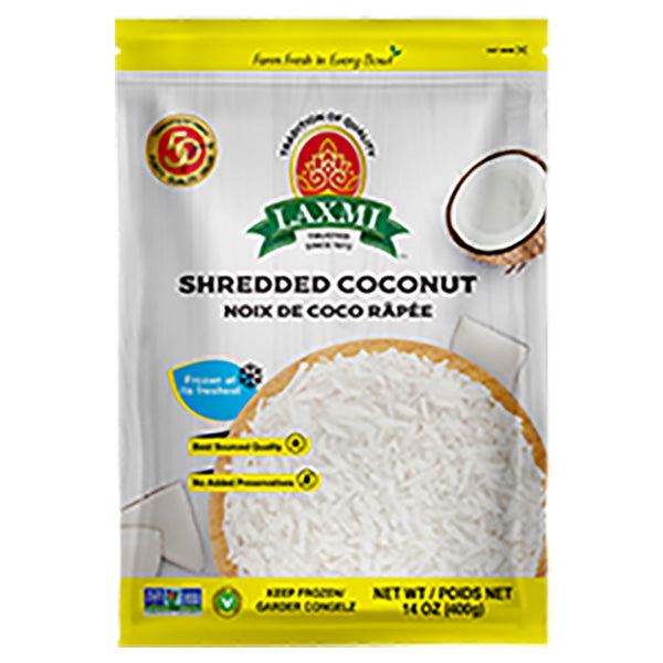 Laxmi Shredded Coconut, 400 g, (Frozen)