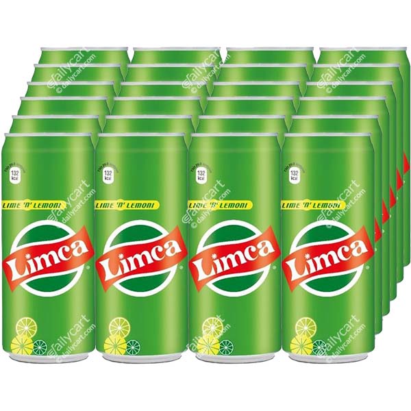 Limca Soda, 300 ml, Pack of 12 Cans