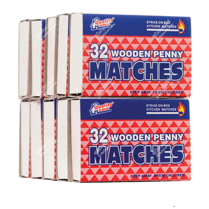 Match Sticks 32 Count, 1 Strike on Box